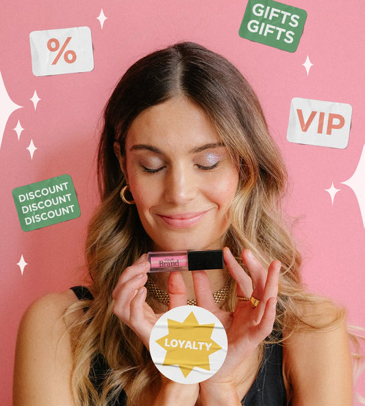 boost loyalty with customers, posing with beauty product