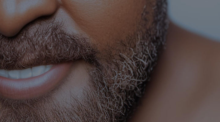 mens branded products man with beard