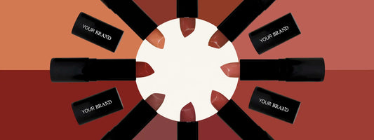 Your Brand Circle Lipstick Background