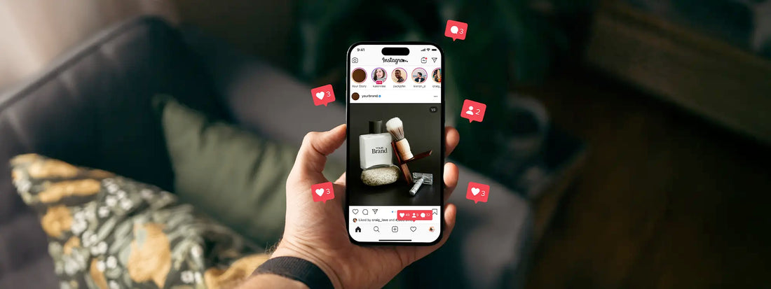 Social media on a phone getting thumbs up