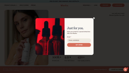 A Guide To E-Commerce Website Pop-Ups That Convert For Beauty Brands
