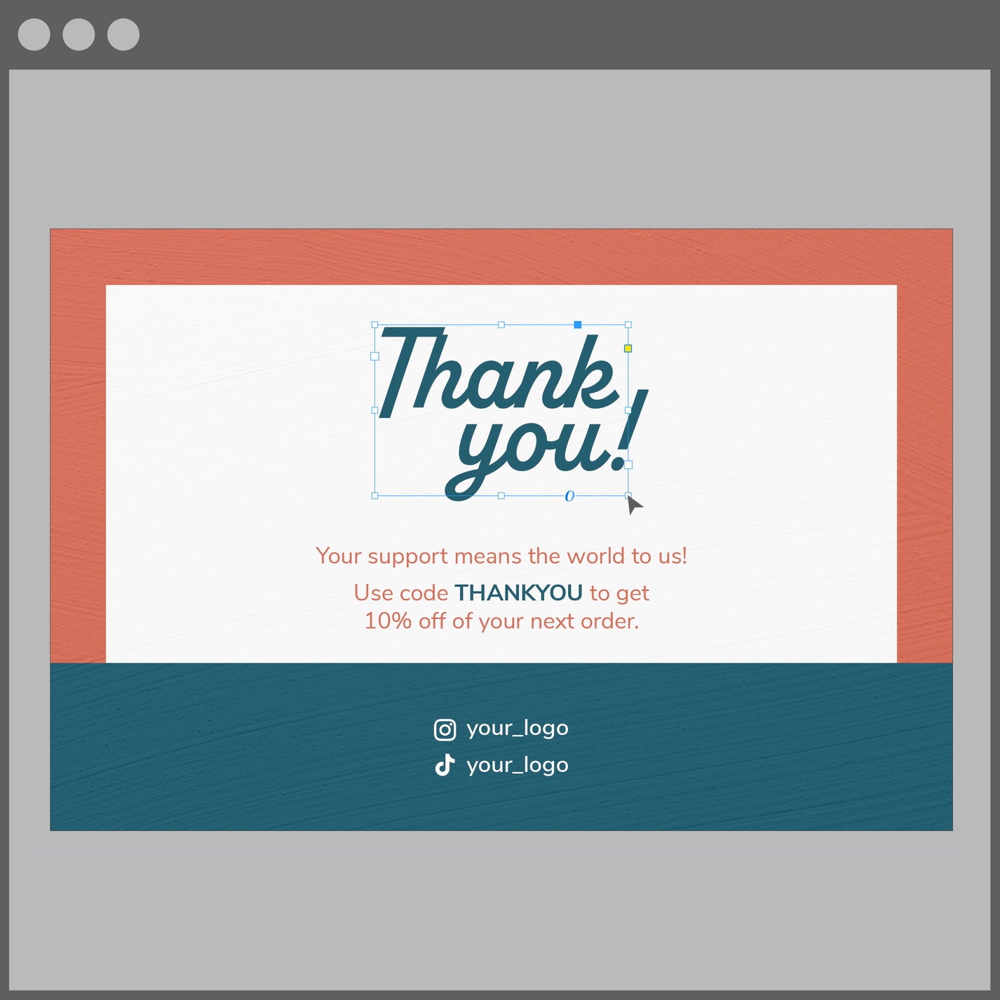 Insert card design