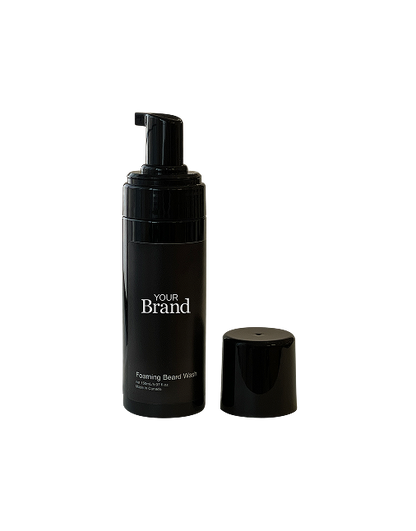 Foaming beard wash.