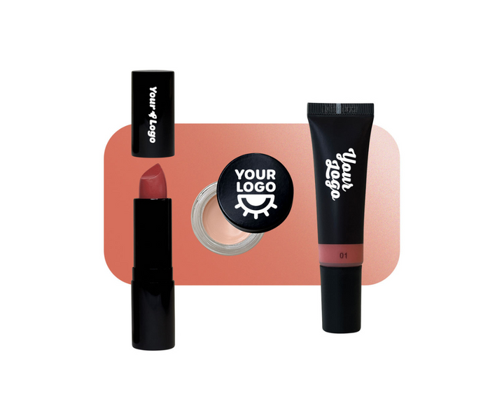 Customize your beauty, cosmetic, or skincare products with your logo on them.
