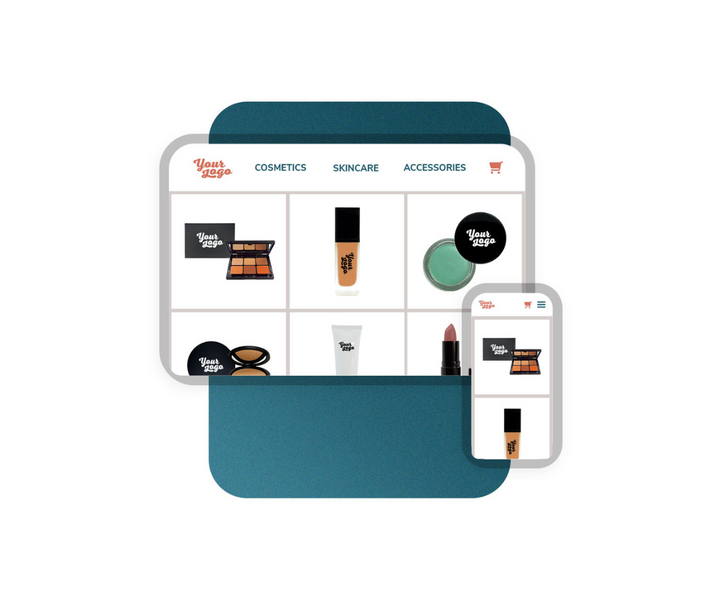 Start selling custom branded beauty products with Blanka