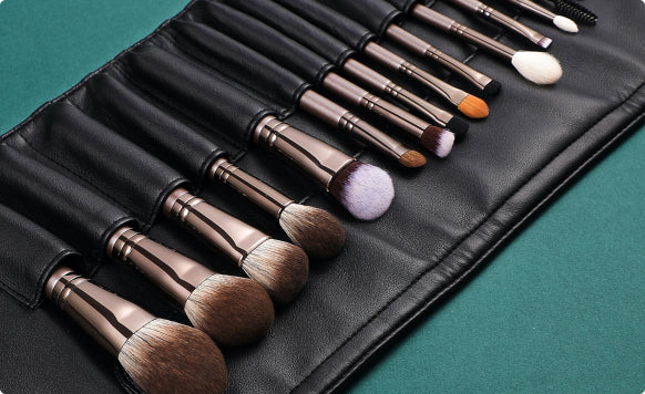 Blanka's makeup brush collection is ready for you to brand with your logo today.