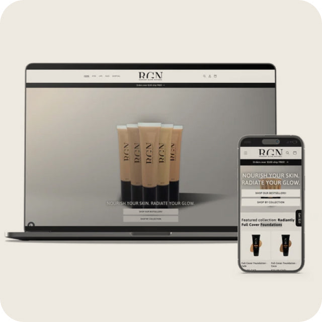 Cosmetic Shopify store.