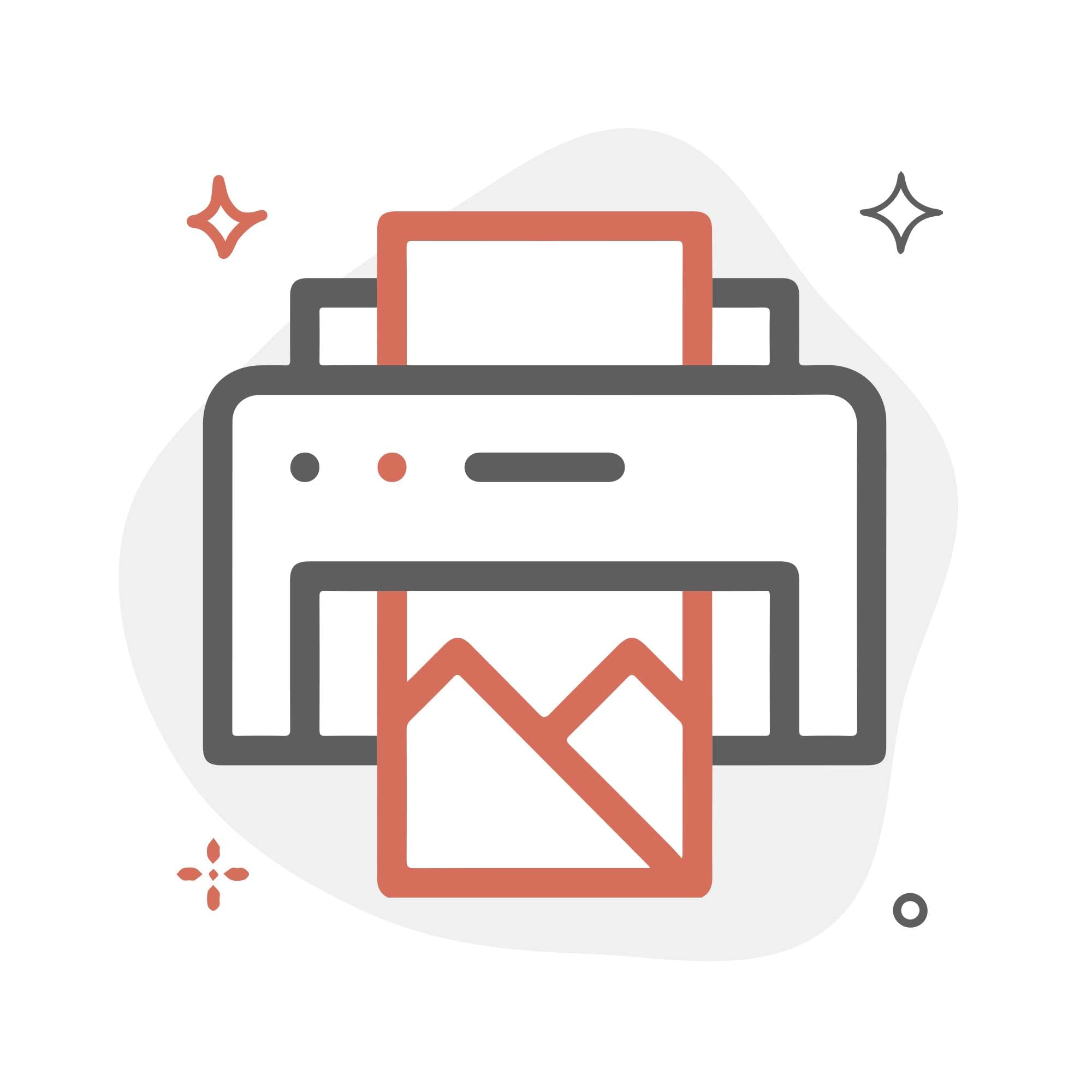 Insert card printing