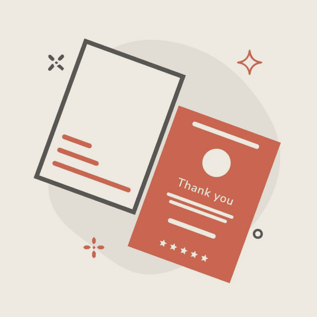 Digital Insert Card Insert card design