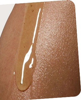 Glowing tanned skin with natural sunlit complexion