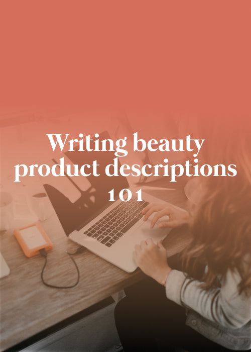 write beauty product description banner img